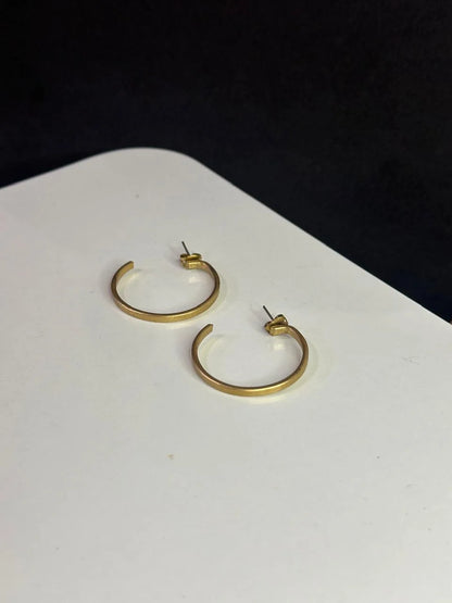 Golden Halo Hoops